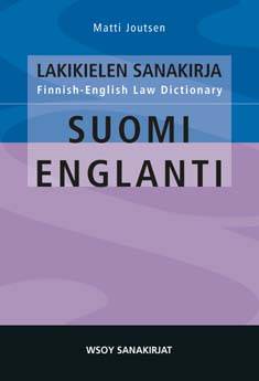Lakikielen sanakirja suomi-englanti