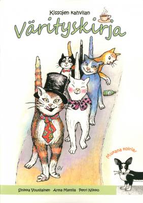 Kissojen kahvilan värityskirja