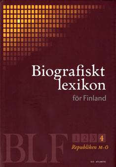Biografiskt lexikon för Finland 4