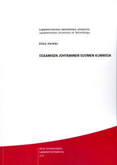 Osaamisen johtaminen Suomen kunnissa