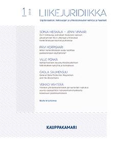 Liikejuridiikka 1/2018