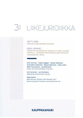 Liikejuridiikka 3/2018