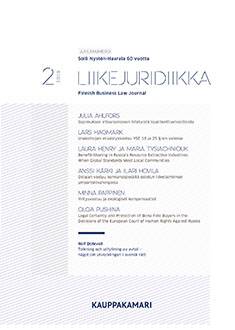 Liikejuridiikka 2/2019