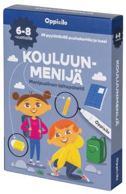 Kouluunmenijä -puuhakortit 6-8 v
