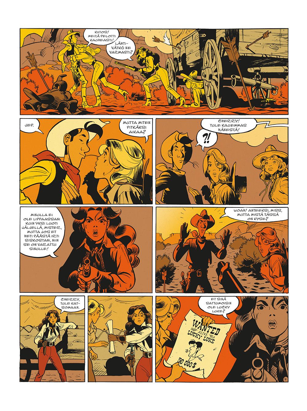 Lucky Luke uudet seikkailut 16: Wanted Lucky Luke