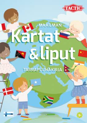 Maailman kartat & liput tarrapuuhakirja