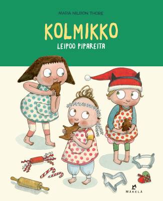 Kolmikko leipoo pipareita