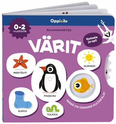 Katsele ja opi! Värit -kuvasanakirja 0 -2 v