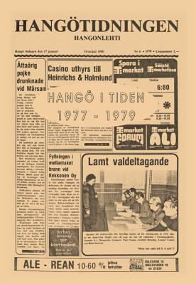 Hangö i tiden 1977-1979
