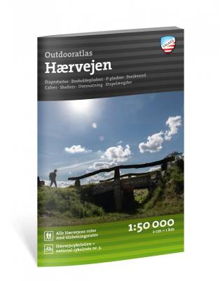 Outdooratlas Hærvejen 1:50 000