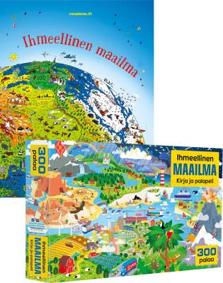 Ihmeellinen maailma - Kirja ja palapeli