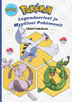 Pokémon värityskirja: Legendaariset ja myyttiset Pokémonit