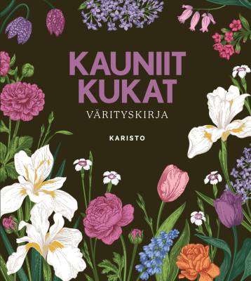 Kauniit kukat värityskirja