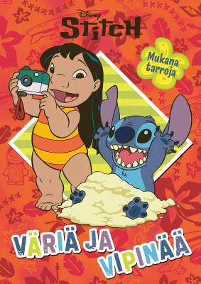 Disney Stitch Väriä ja vipinää värityskirja