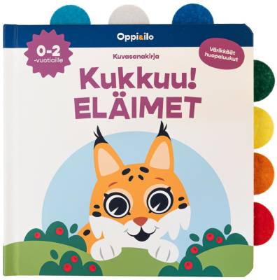 Kukkuu! Eläimet -huopaluukkukirja 0-2 v