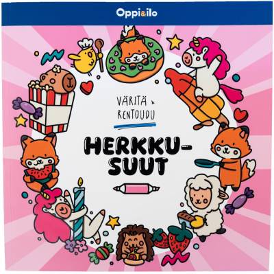 Väritä ja rentoudu Herkkusuut
