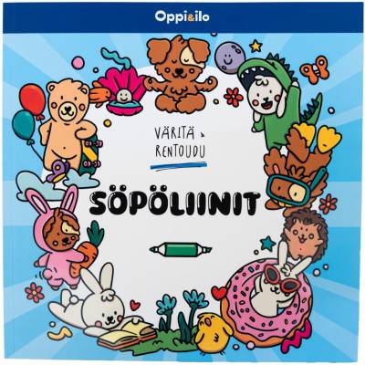 Väritä ja rentoudu Söpöliinit