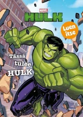 Marvel. Tässä tulee Hulk. Luen itse.