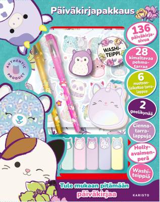 Squishmallows - Päiväkirjapakkaus