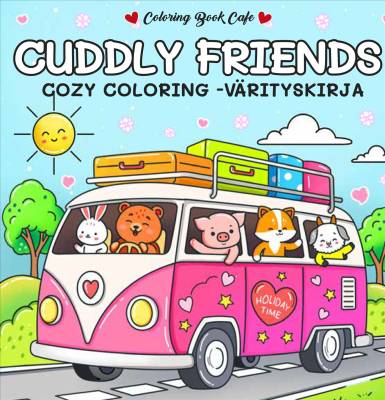 Cuddly Friends, Cozy Coloring -värityskirja