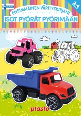 Ensimmäinen värityskirjani, Isot pyörät pyörimään