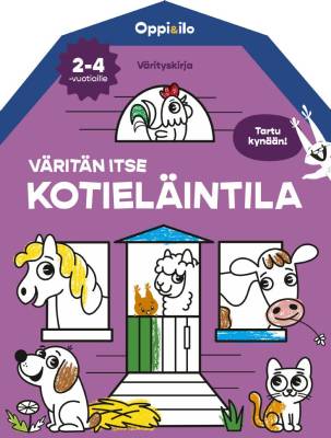 Väritän itse KOTIELÄINTILA 2-4 v