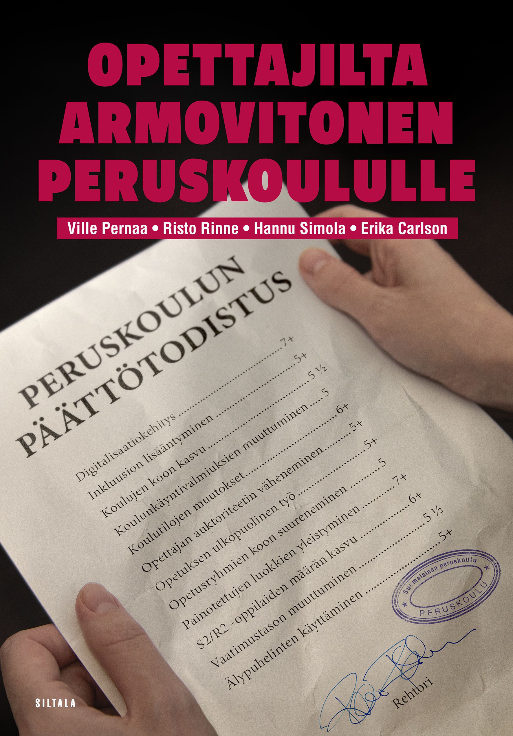 Opettajilta armovitonen peruskoululle