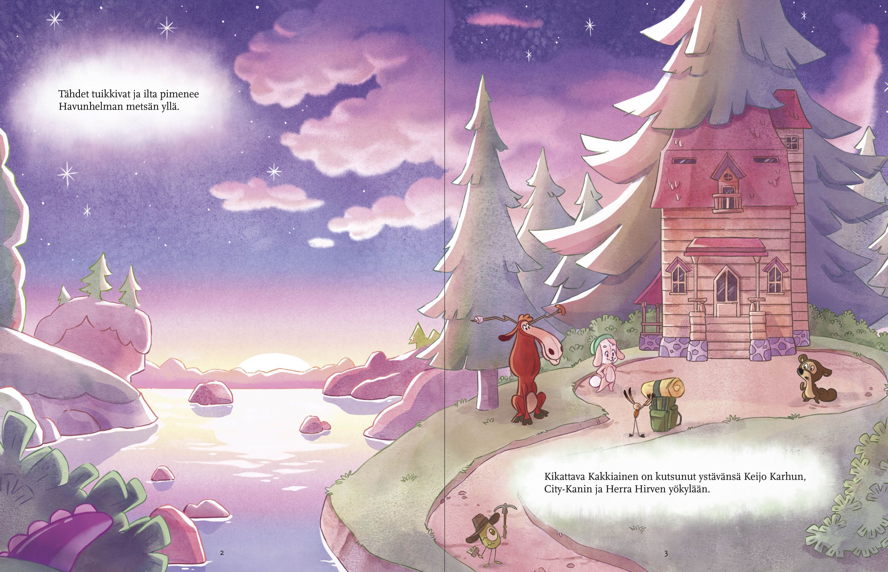 Kikattava Kakkiainen ja Keijo Karhun telttaretki