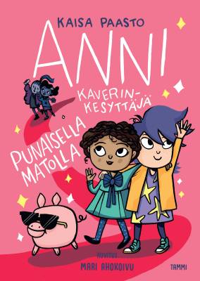 Anni kaverinkesyttäjä punaisella matolla