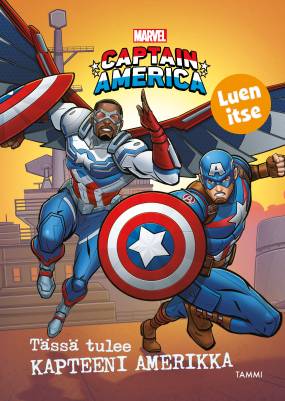 Marvel. Tässä tulee Kapteeni Amerikka. Luen itse