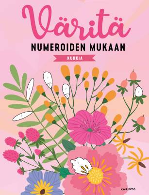 Väritä numeroiden mukaan - Kukkia
