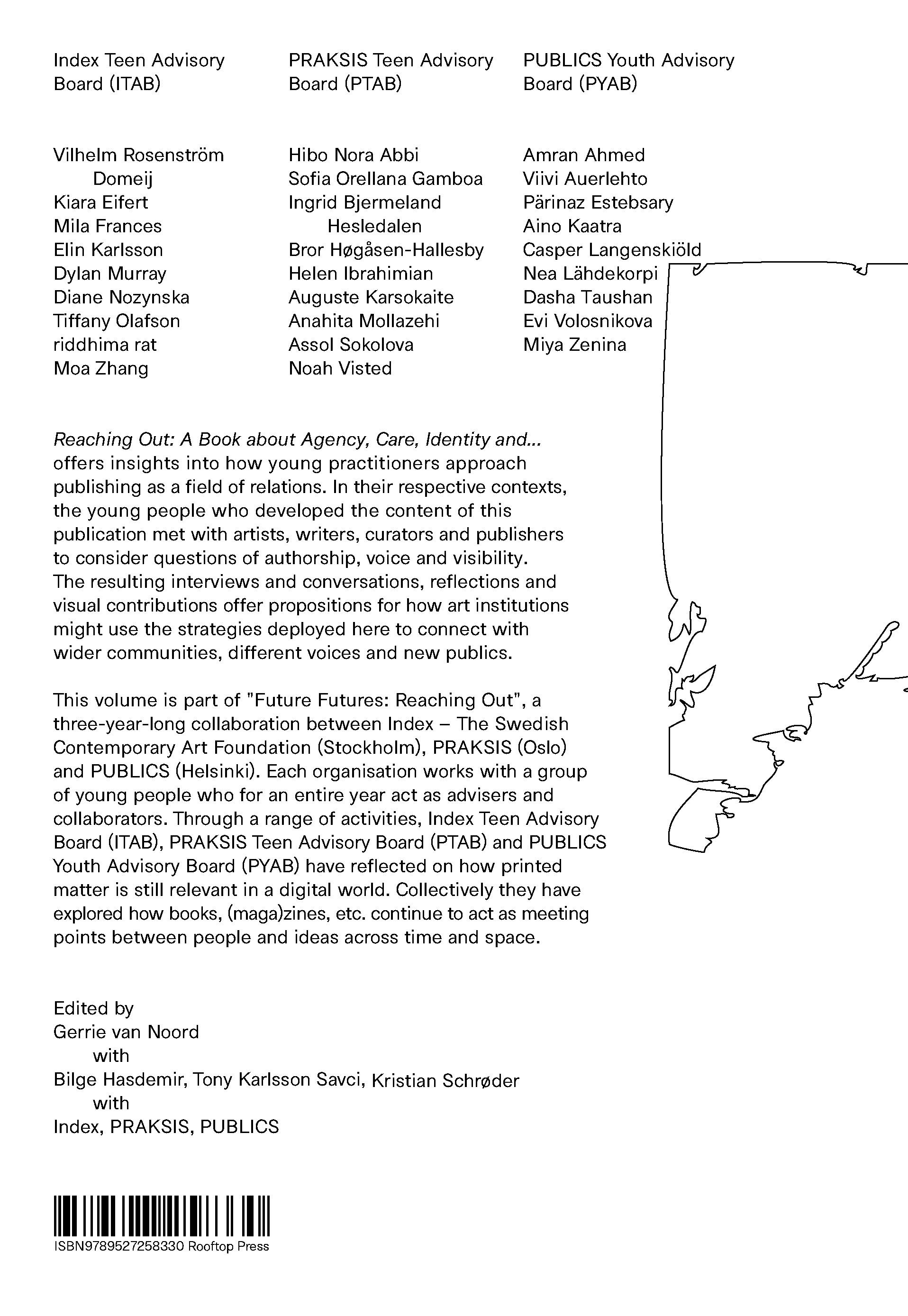 Reaching Out: A Book about Agency, Care, Identity and