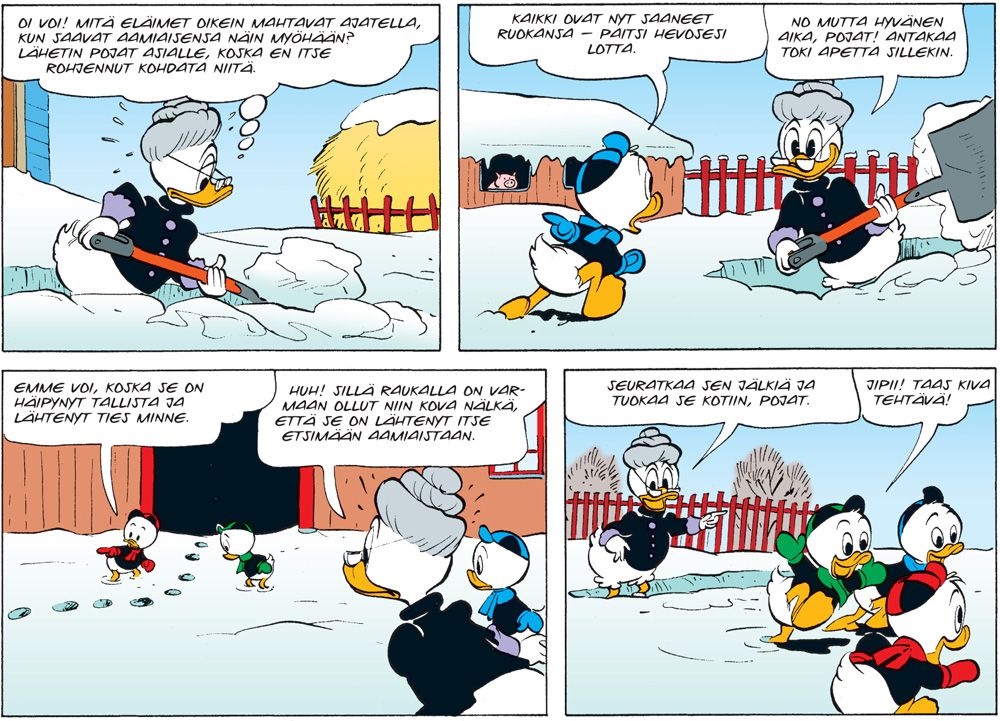 Mummo Ankka: Maaseudun rauhassa