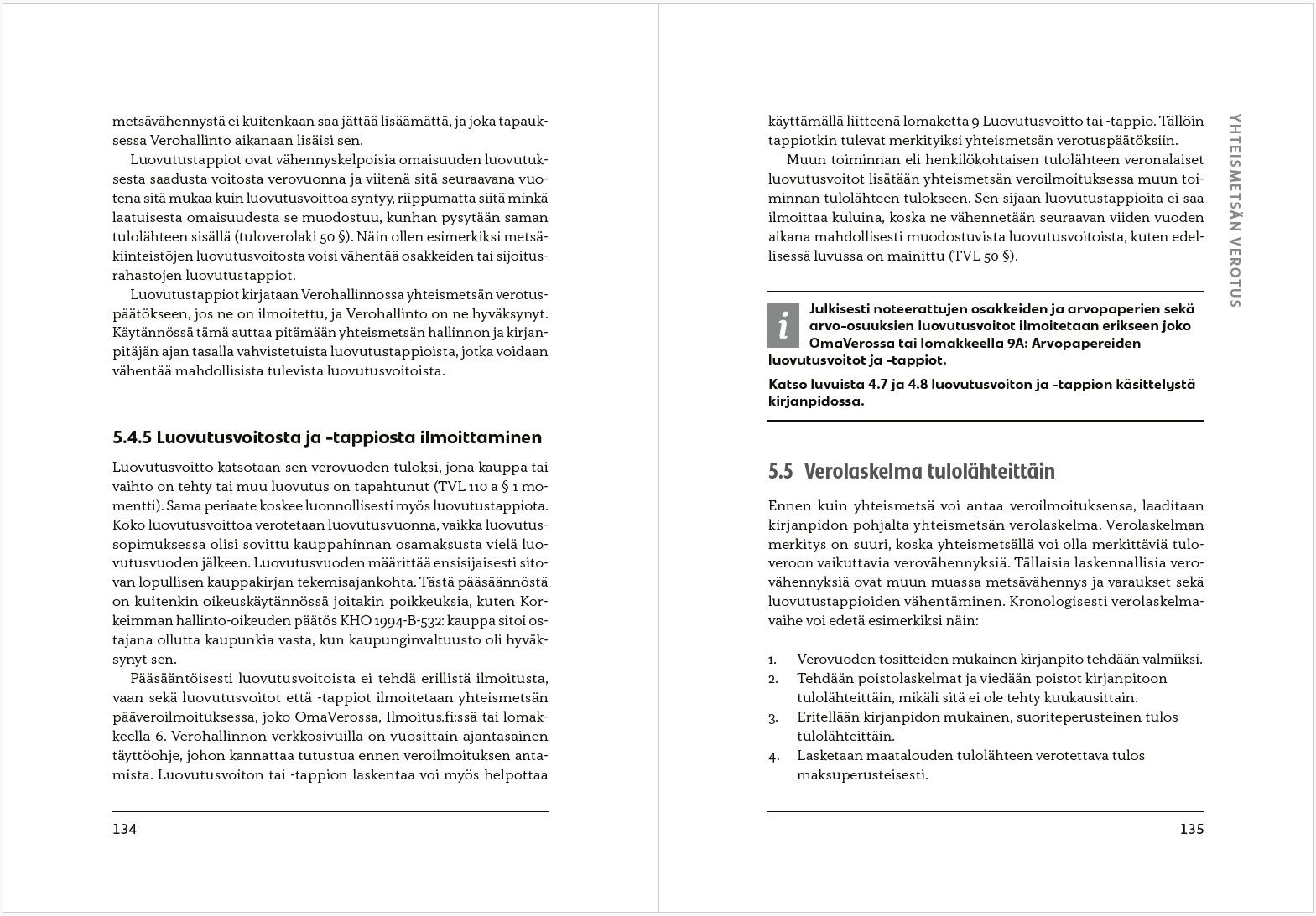 Yhteismetsän kirjanpito ja verotus