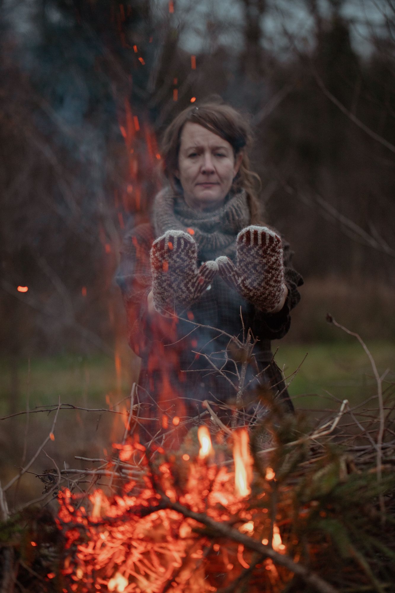 Ön och skogen: En stickad korrespondens.