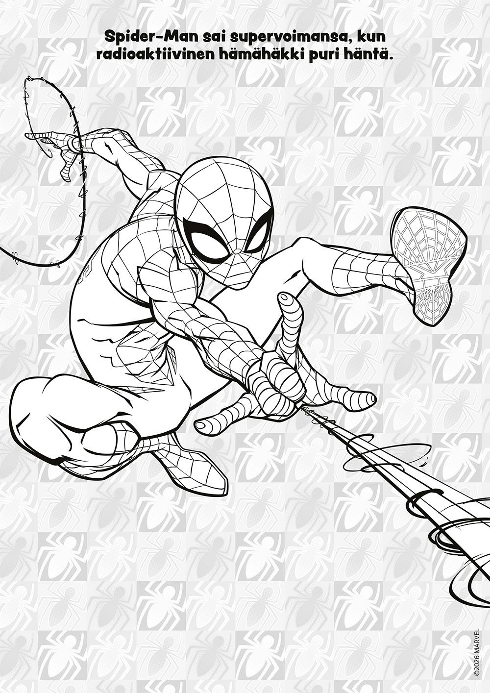 Marvel Spider-Man Nyt väritetään!