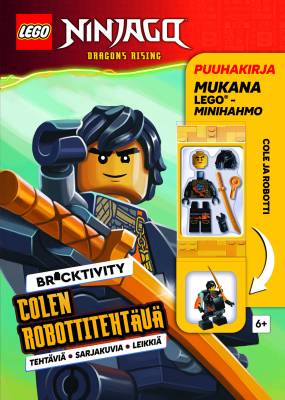 LEGO Ninjago Colen robottitehtävä puuhakirja + lelu