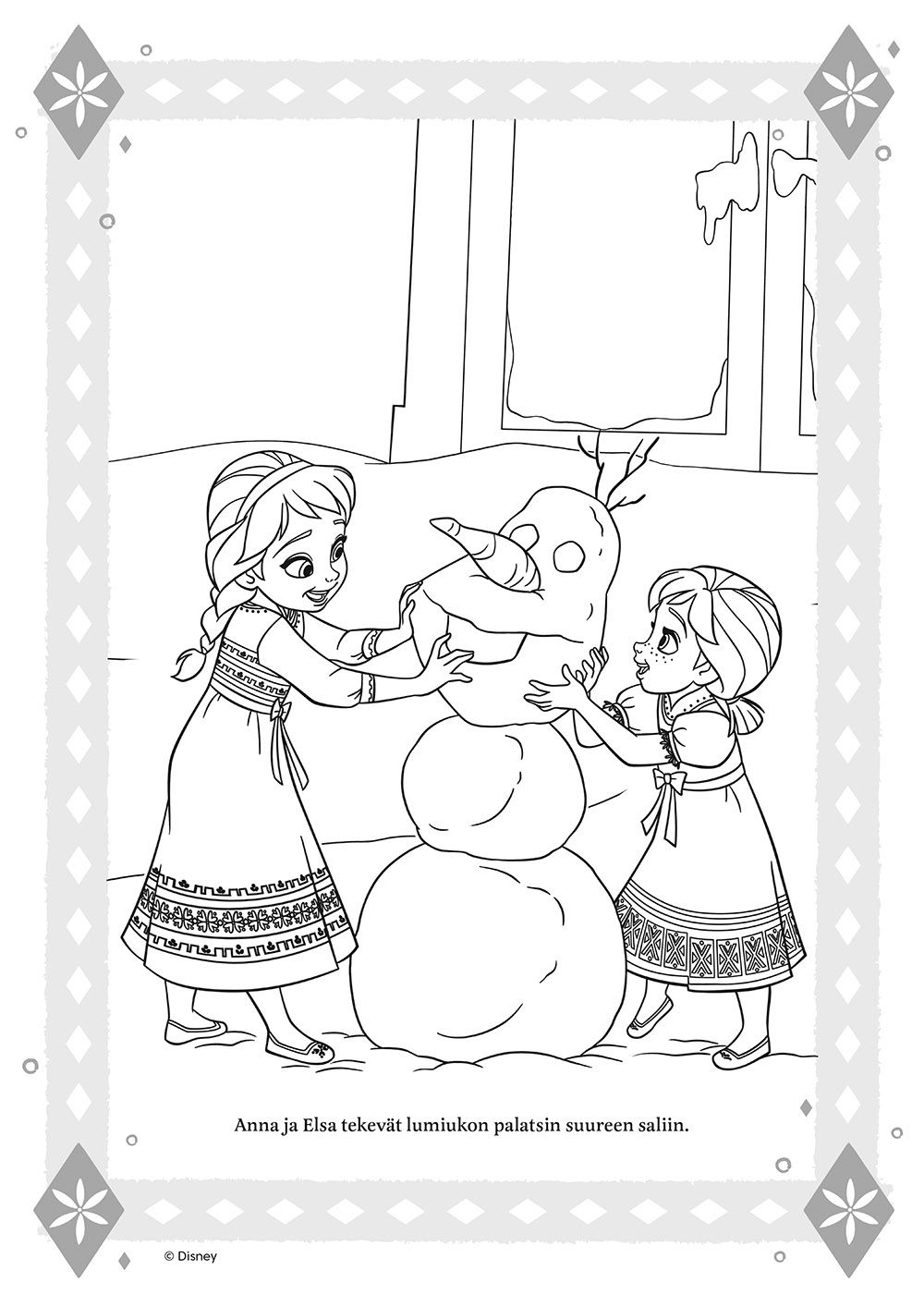 Disney Frozen Värejä ja halauksia