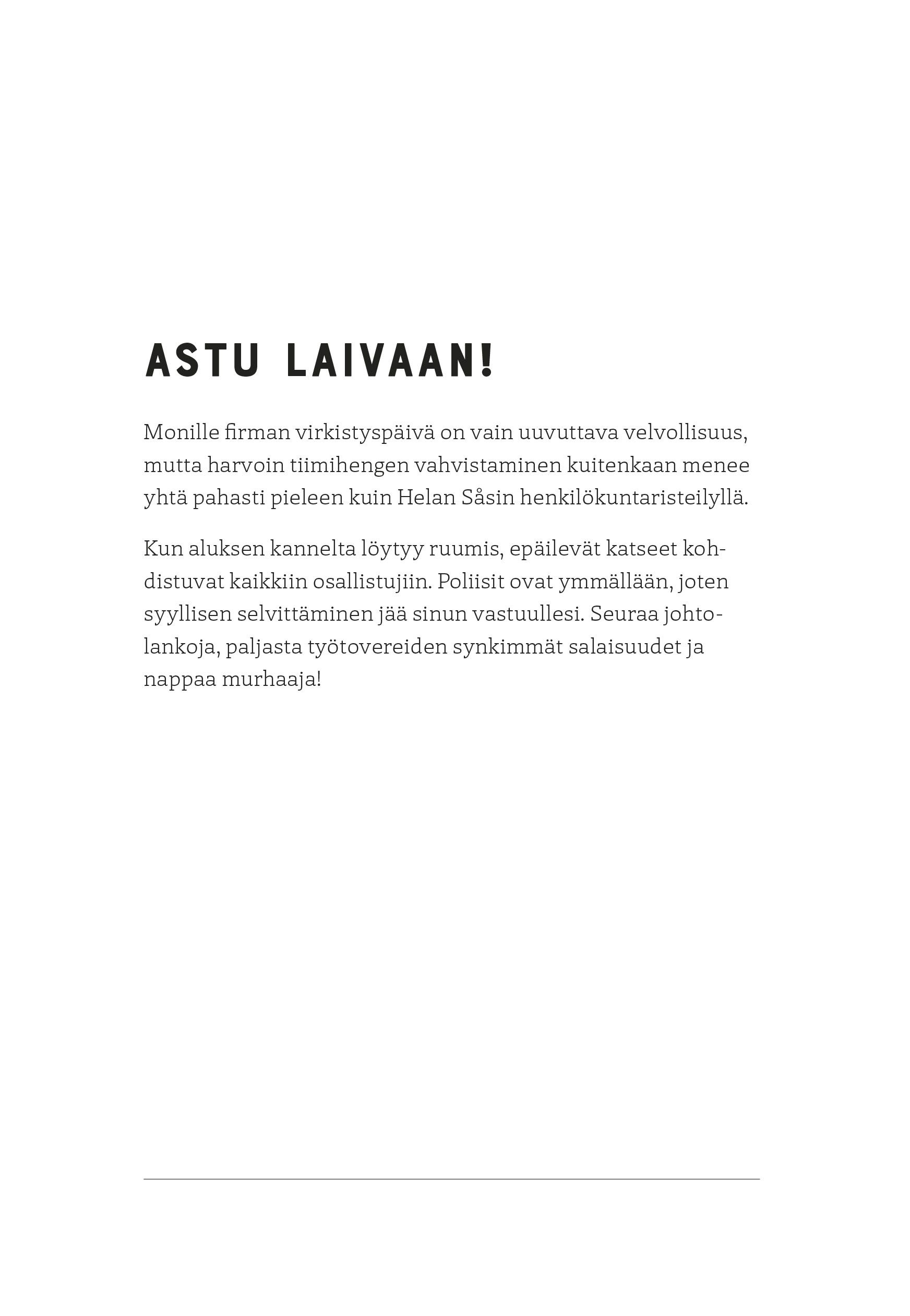 Murhan vanavedessä