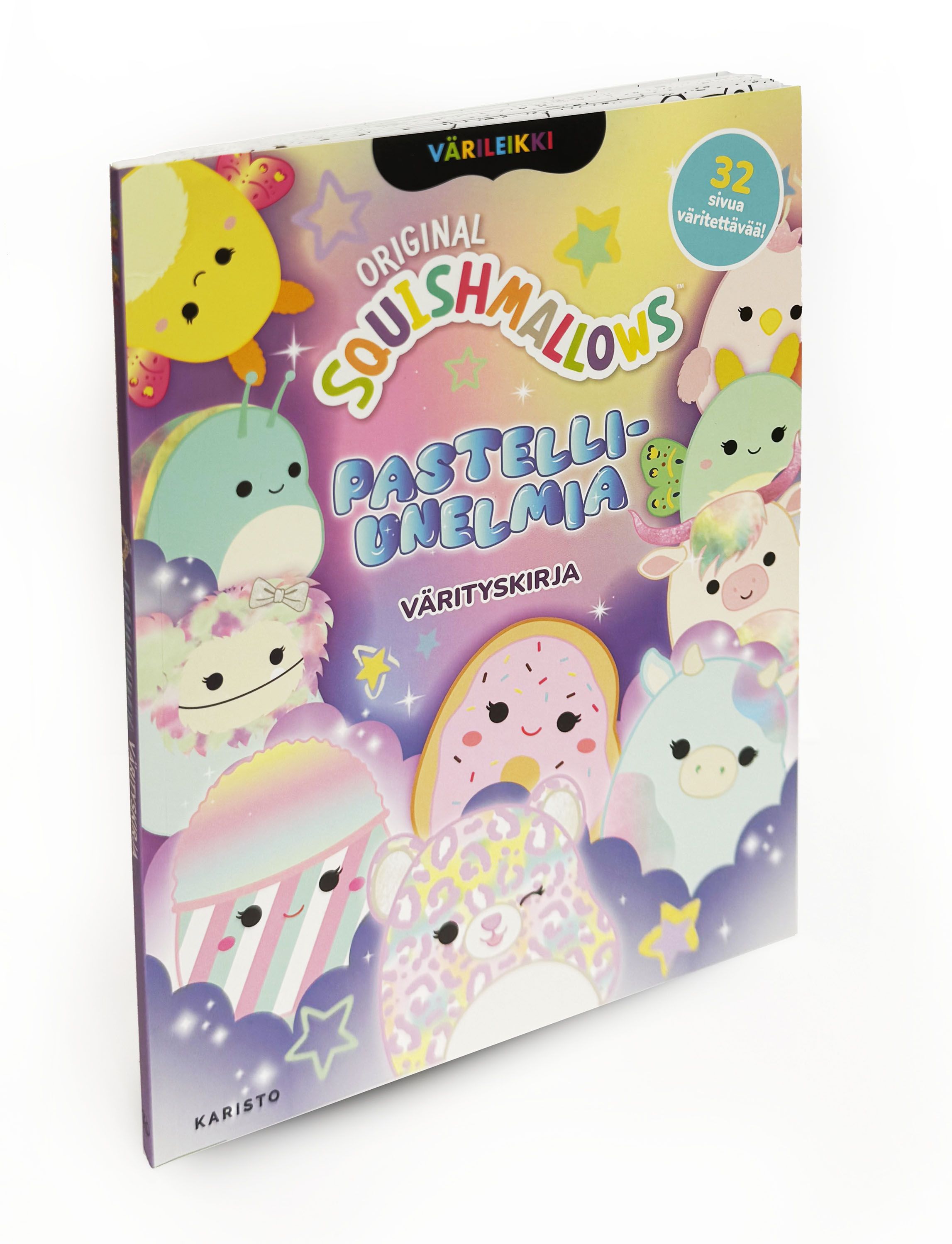 Squishmallows - Pastelliunelmia Värityskirja