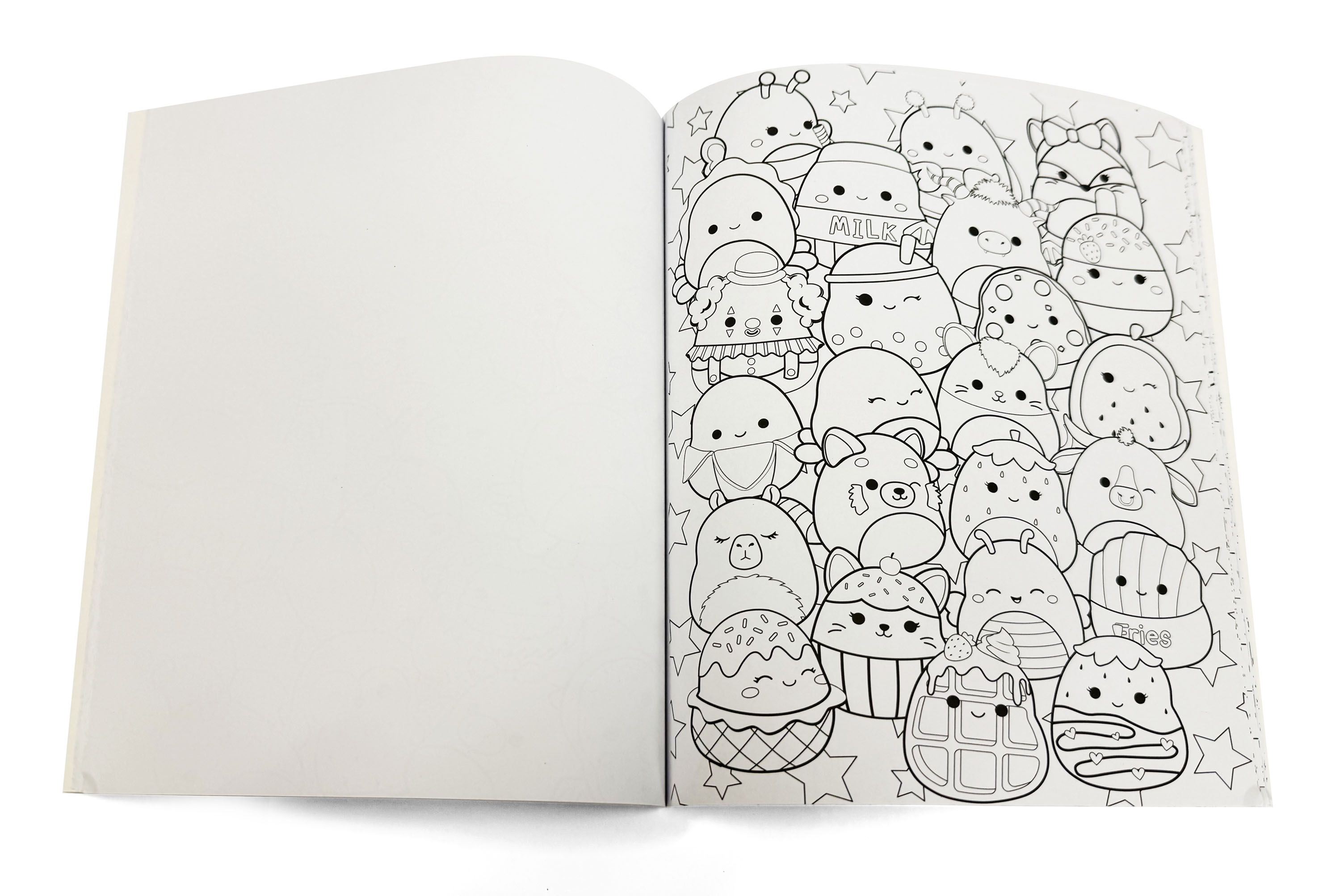 Squishmallows - Pastelliunelmia Värityskirja