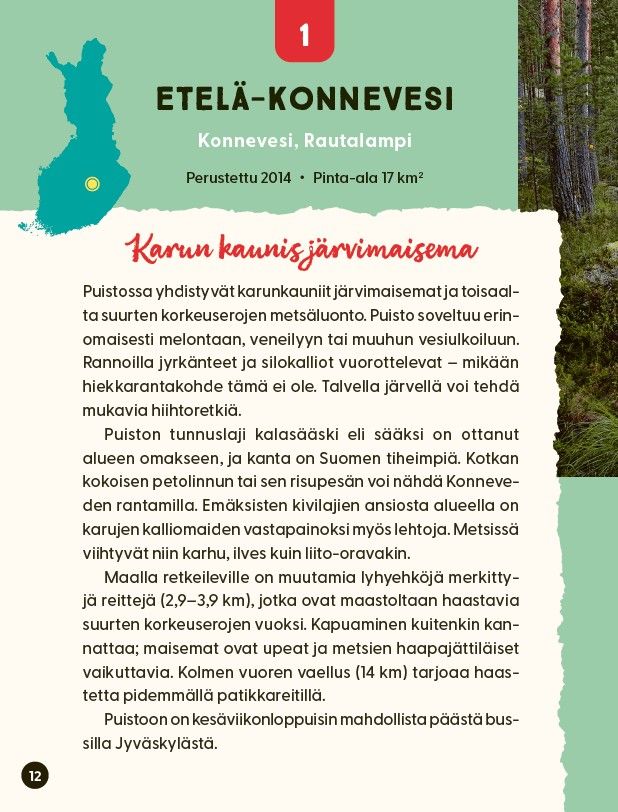 Kansallispuistot Bongarin käsikirja