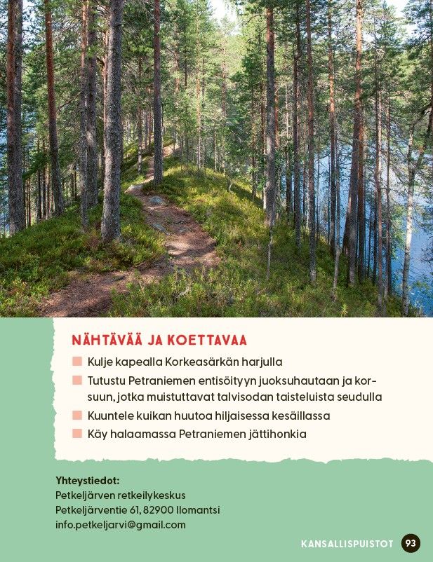 Kansallispuistot Bongarin käsikirja