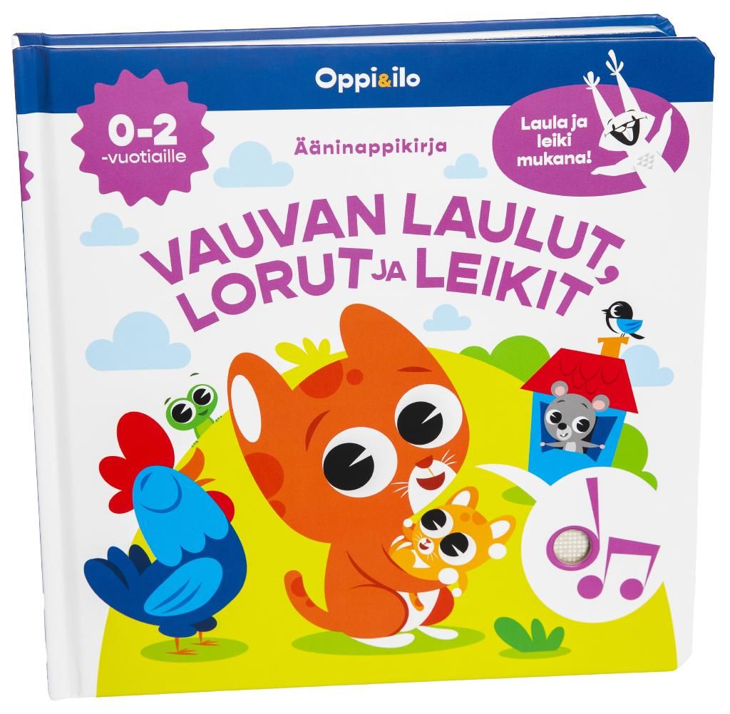 Siirry tuotesivulle Vauvan laulut, lorut ja leikit -ääninappikirja 0-2 v