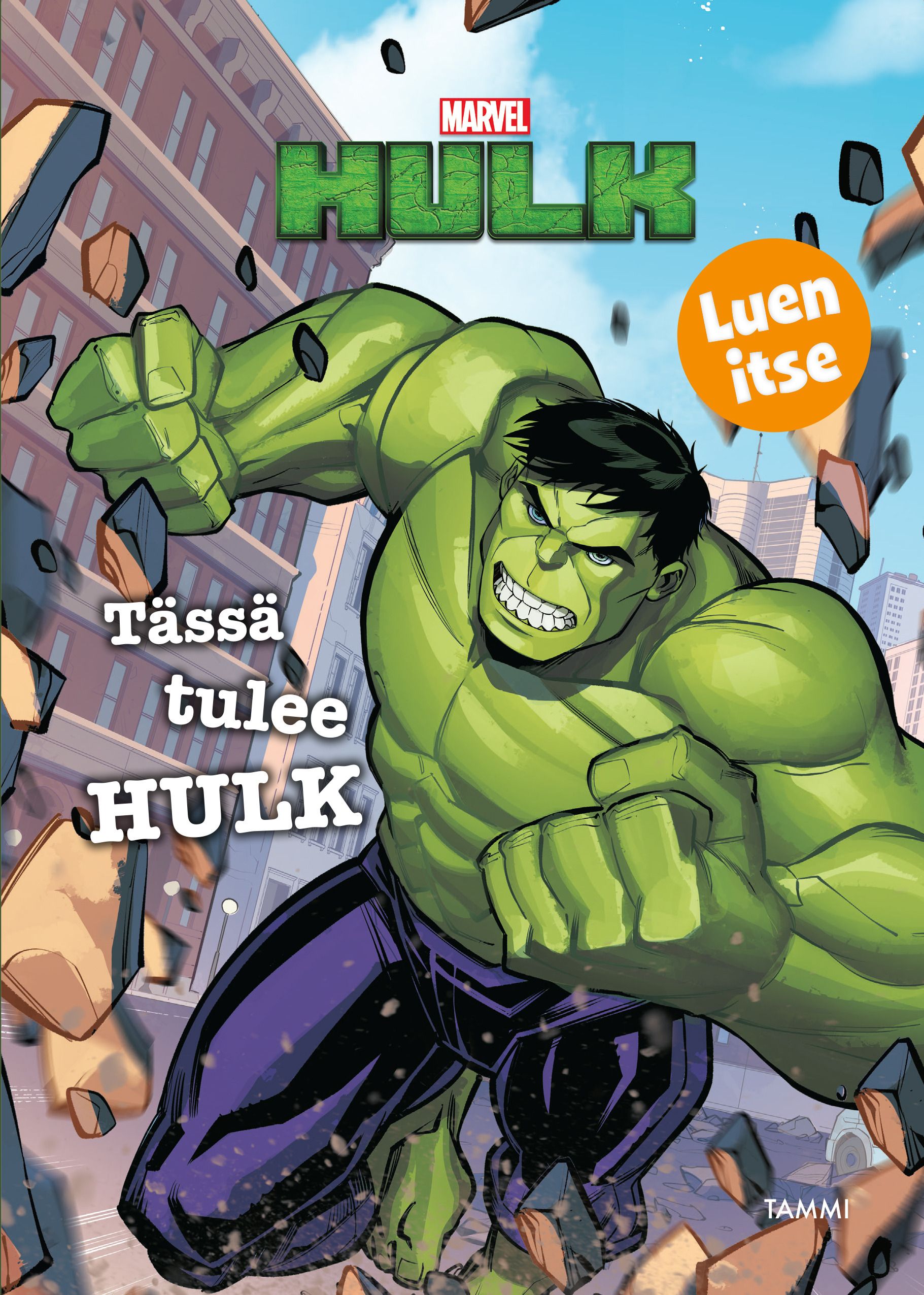 Siirry tuotesivulle Marvel. Tässä tulee Hulk. Luen itse.