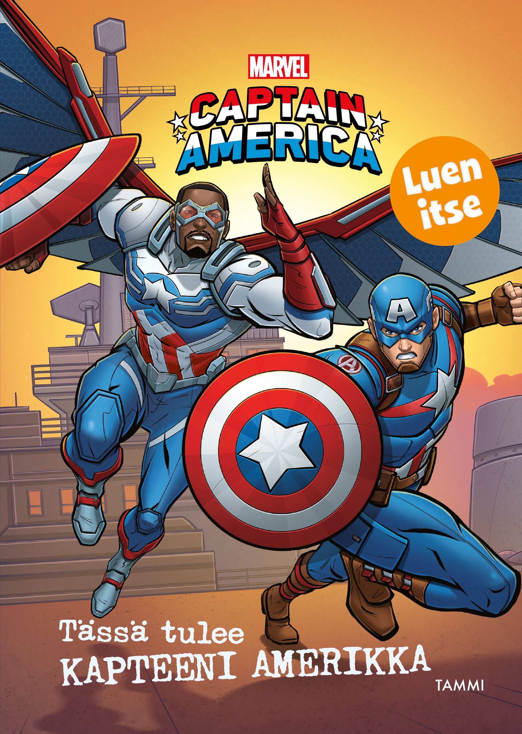 Siirry tuotesivulle Marvel. Tässä tulee Kapteeni Amerikka. Luen itse