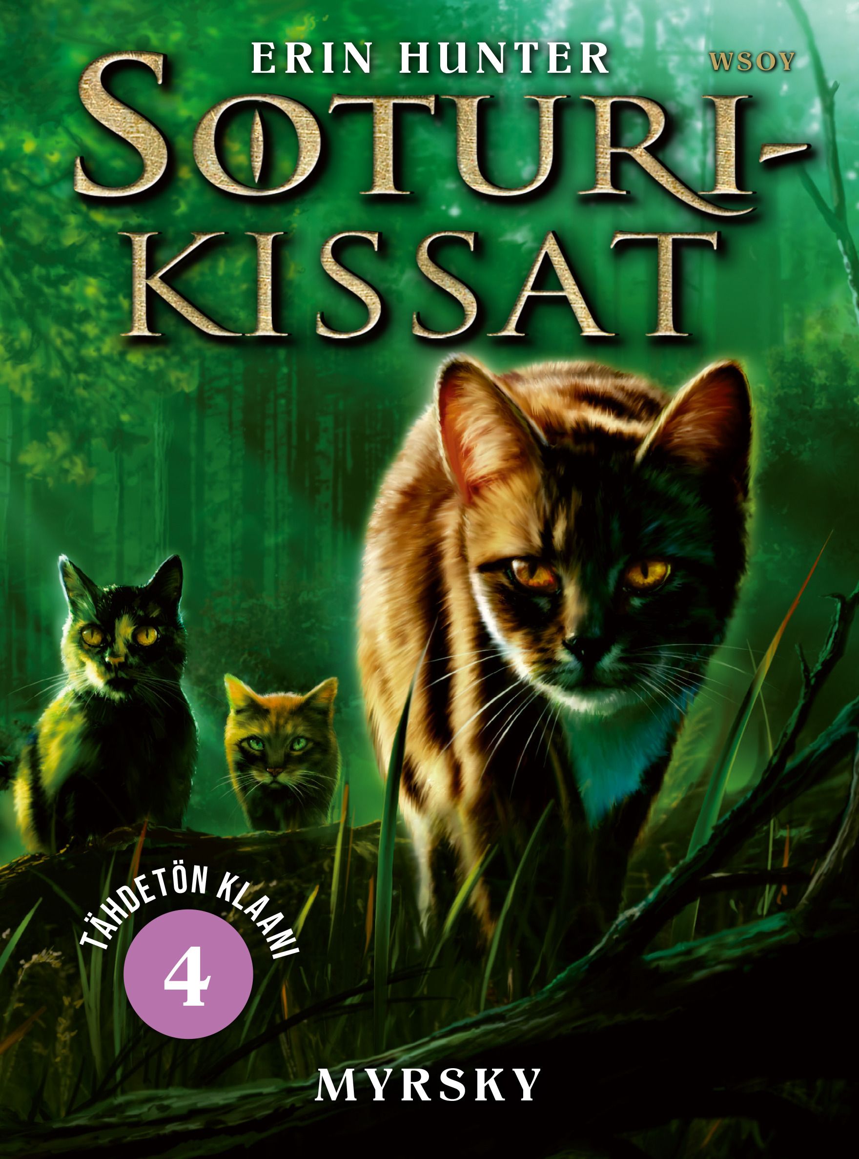 Siirry tuotesivulle Soturikissat: Tähdetön klaani 4: Myrsky