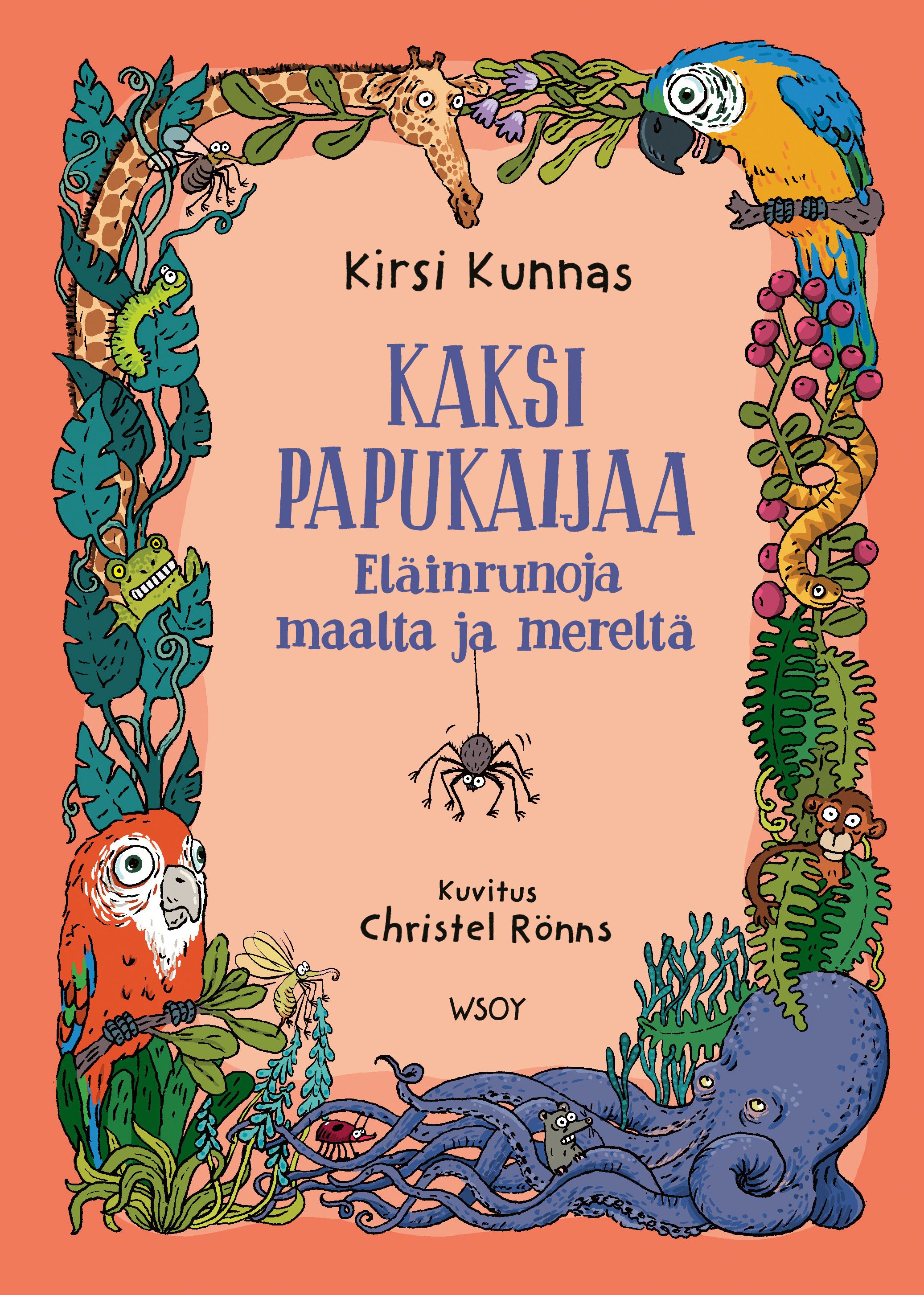 Siirry tuotesivulle Kaksi papukaijaa - Eläinrunoja maalta ja mereltä