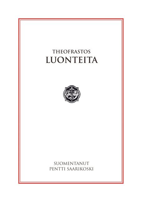 Siirry tuotesivulle Luonteita