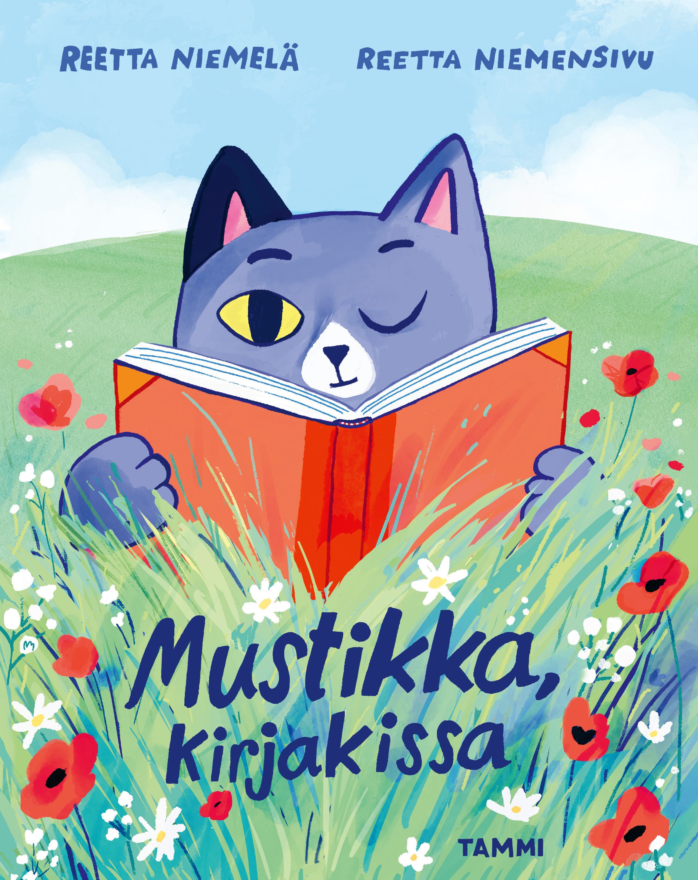 Siirry tuotesivulle Mustikka, kirjakissa